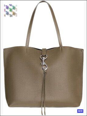 Leather Tote Bag Roomy Structured Handbag Magnetic Snap Closure Everyday Purse